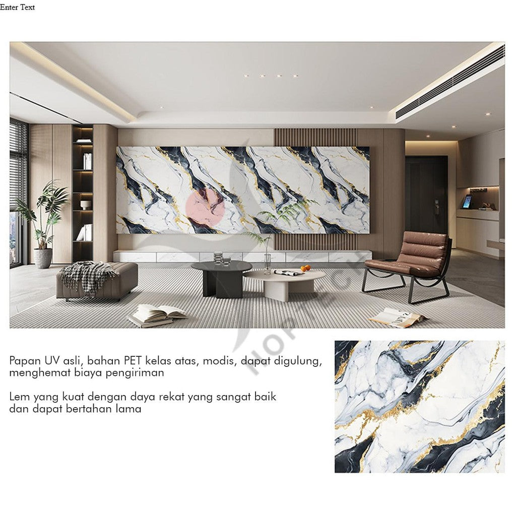 Wallpaper Dinding Motif Marble Roll 120 x 280cm A58