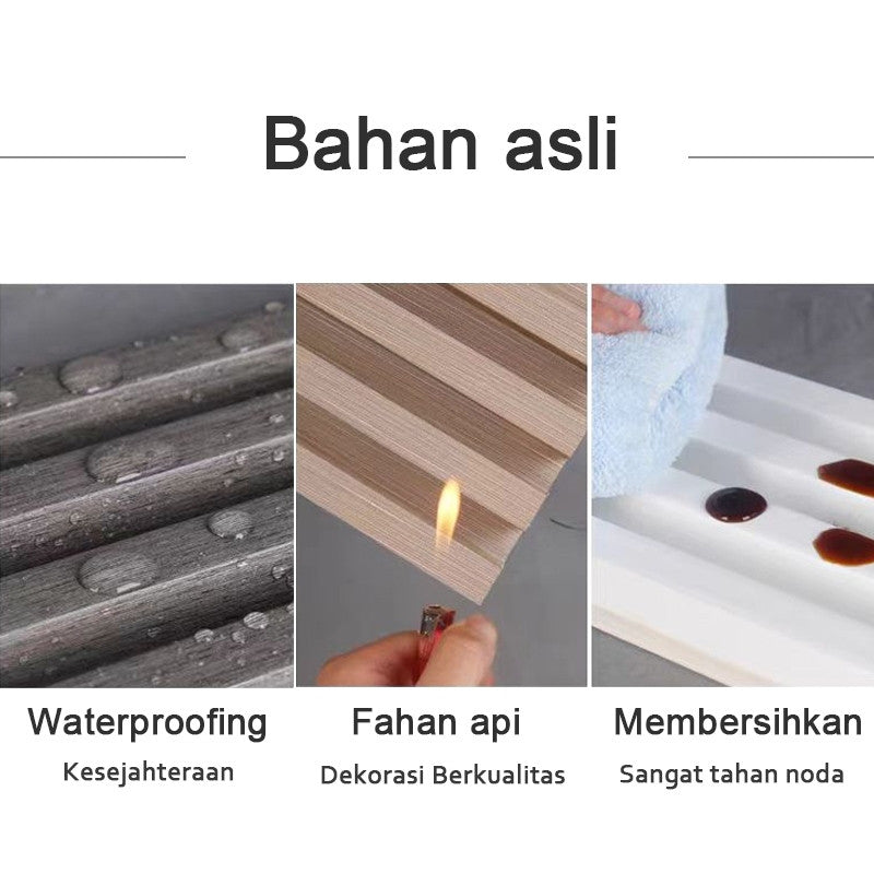 Panel Dinding WPC Premium Motif Kayu 3D A151