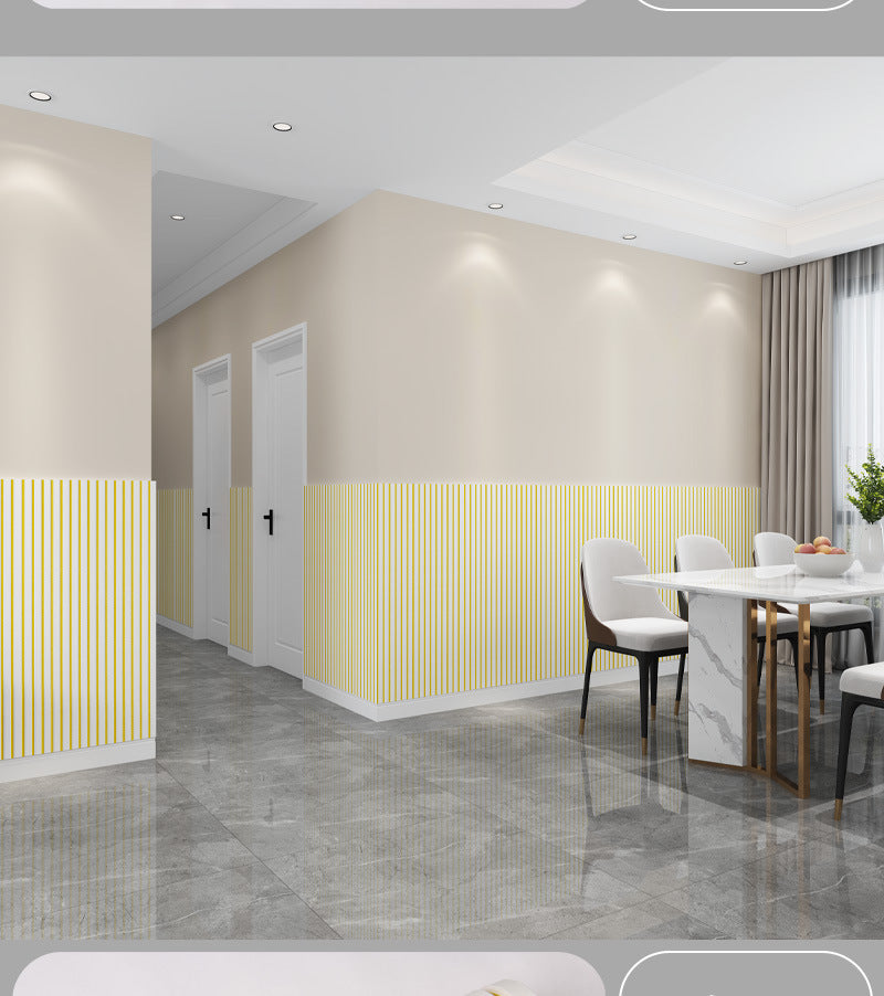 HOPTECH - Wallpaper Sticker Dinding 3D Premium Wood Vinyl Marble XPE Foam , Tebal, Tahan Benturan, Anti Air & Lembab, Dekorasi Ruang Tamu 2.8m