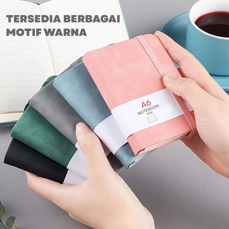 HOPTECH-Notebook A6/A5 Pocket Small Diary Book Meeting Scrapbook Mini 100 Sheets