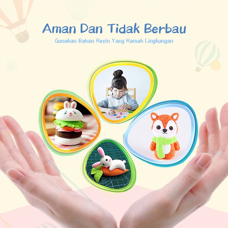 Mainan Slime Clay 12 Warna