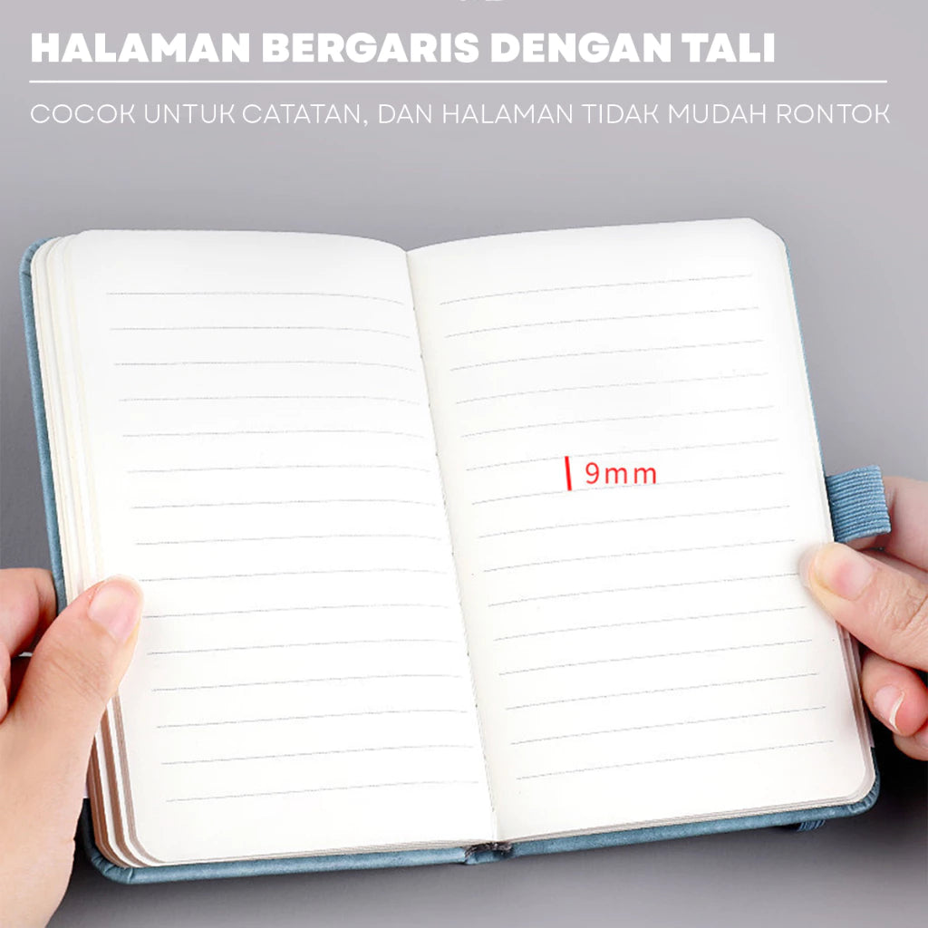 HOPTECH-Notebook A6/A5 Pocket Small Diary Book Meeting Scrapbook Mini 100 Sheets