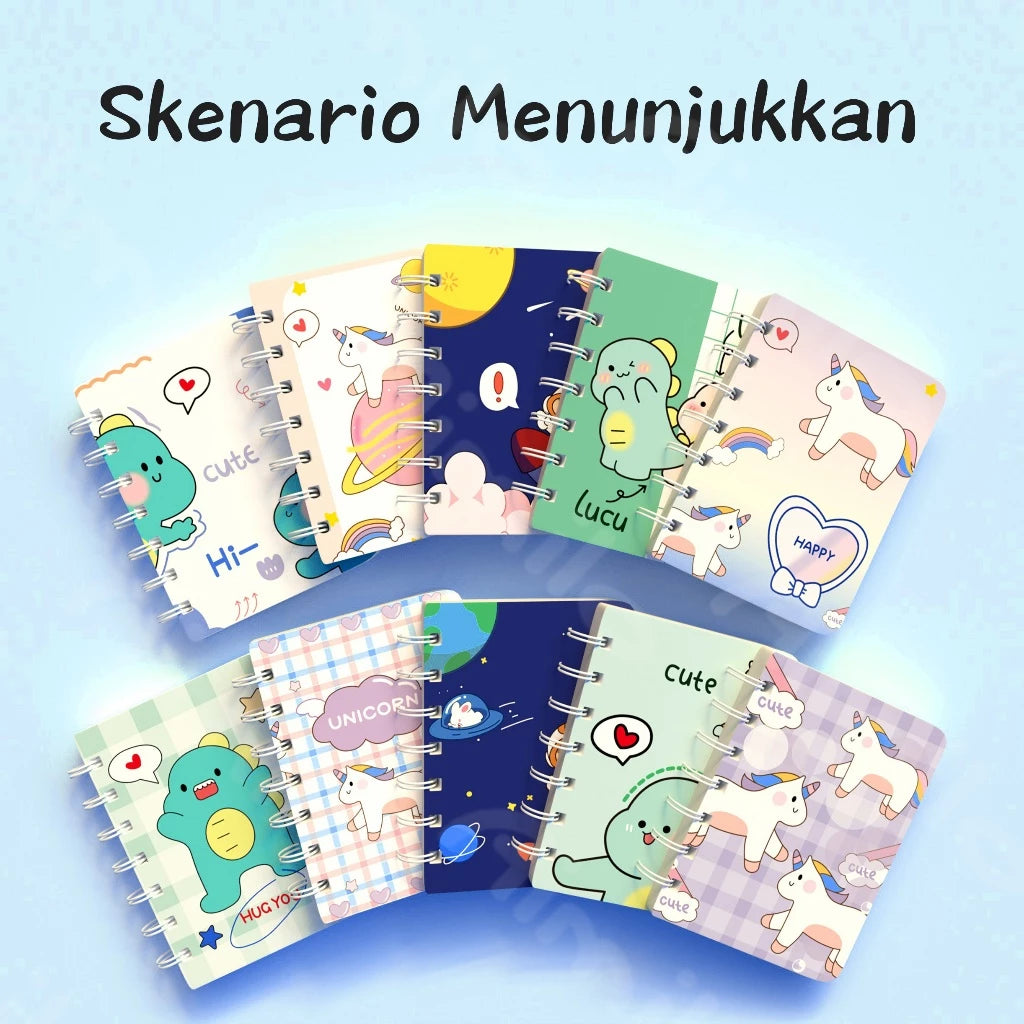 Mini Notebook 1 Pack 4 Pcs Small Scrapbook Note Book Small Note Book 50 Sheets