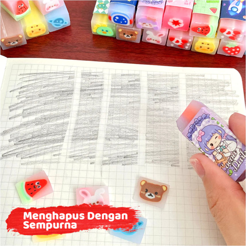 HOPTECH Cute Eraser Character Pencil Eraser Astronout Eraser Pencil School Stationery