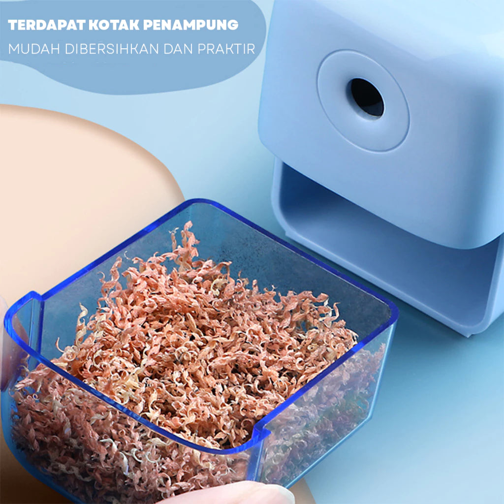 HOPTECH Cartoon Style Rotating Pencil Sharpener Desk Sharpener 4 Colors