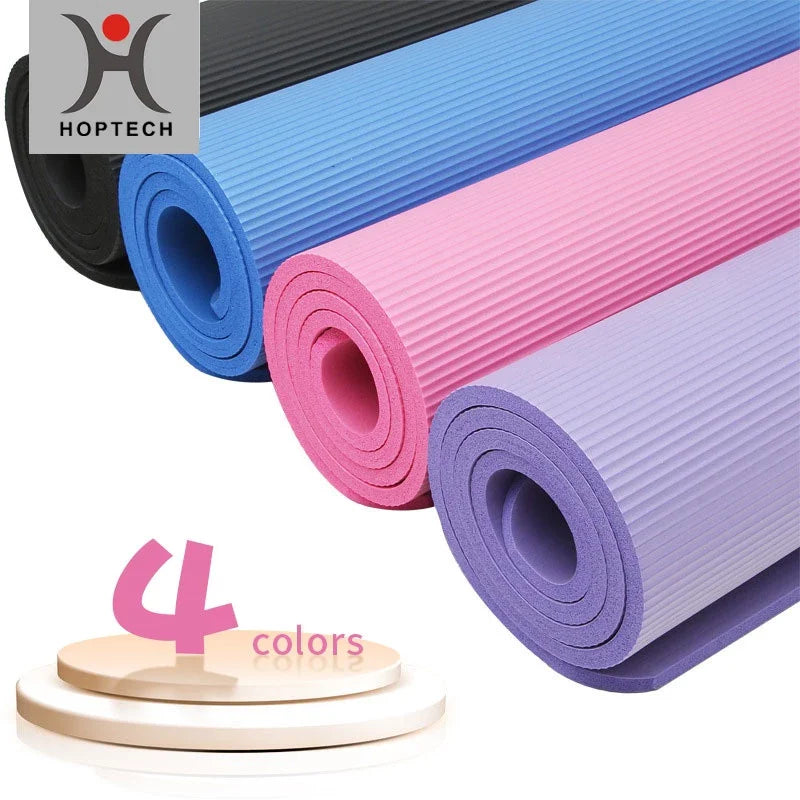 Hoptech - Matras Olahraga NBR Yoga Mats Anti Slip Tebal Premium & Pilates Mats | Gym Mats