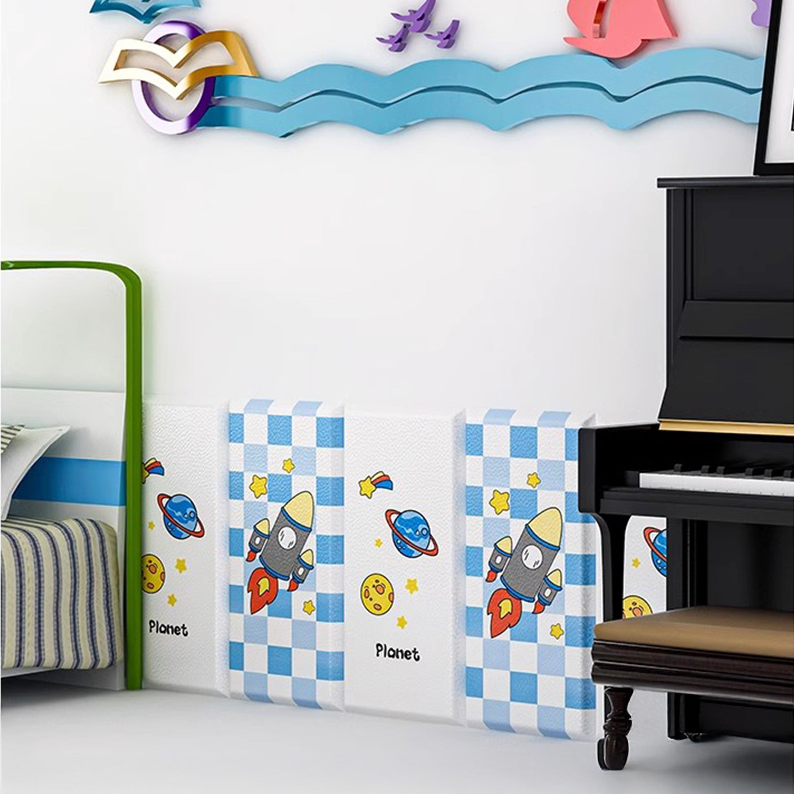 Hoptech - Wallpaper Foam Headboard Bed Wallfoam Empuk Kedap Suara Tahan Air | Karakter Anak