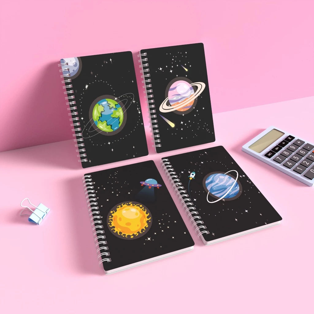 Notebook A5 1 Paket 4 Pcs Buku Diary Aesthetic Buku Jurnal Aesthetic Sekolah 40 Lembar