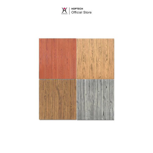 Wall Sticker 3D Foam Motif Kayu A03