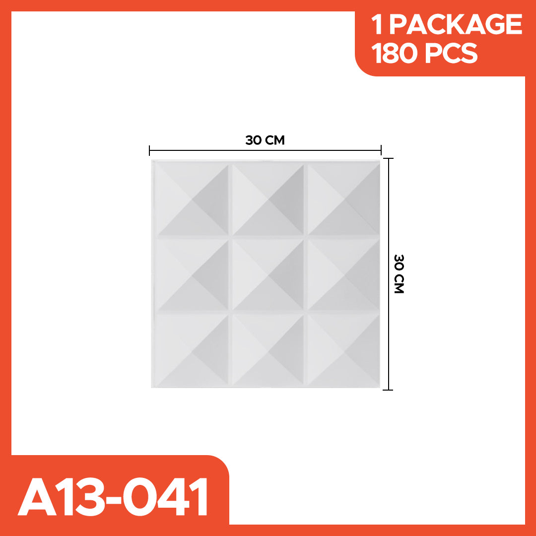 Hoptech - WALL PANEL 3D PVC WALLPANEL WALLPAPER DINDING / WALL PANNEL 50X50CM dan 30x30CM