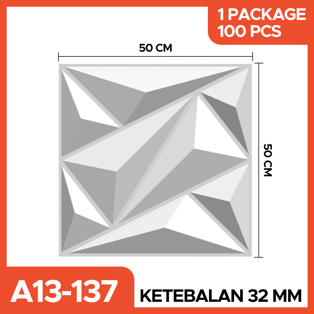 Wall Panel 3D Non-Sticker A13