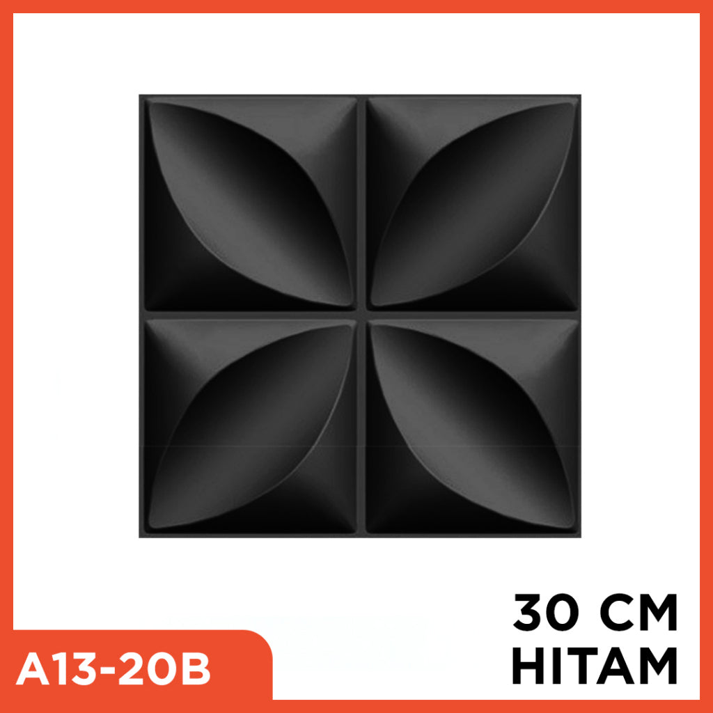 Hoptech - WALL PANEL 3D PVC WALLPANEL WALLPAPER DINDING / WALL PANNEL 50X50CM dan 30x30CM