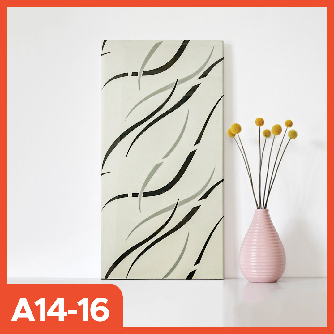 Hoptech - Wallpaper dinding Vinyl Marble Motif Kayu 30 x 60 cm 0,3cm Stiker Keramik A14