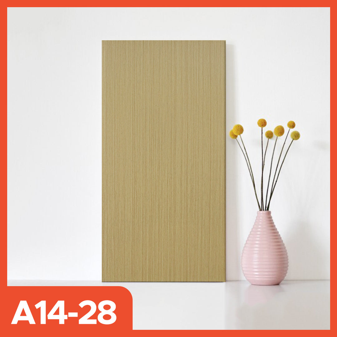 Hoptech - Wallpaper dinding Vinyl Marble Motif Kayu 30 x 60 cm 0,3cm Stiker Keramik A14