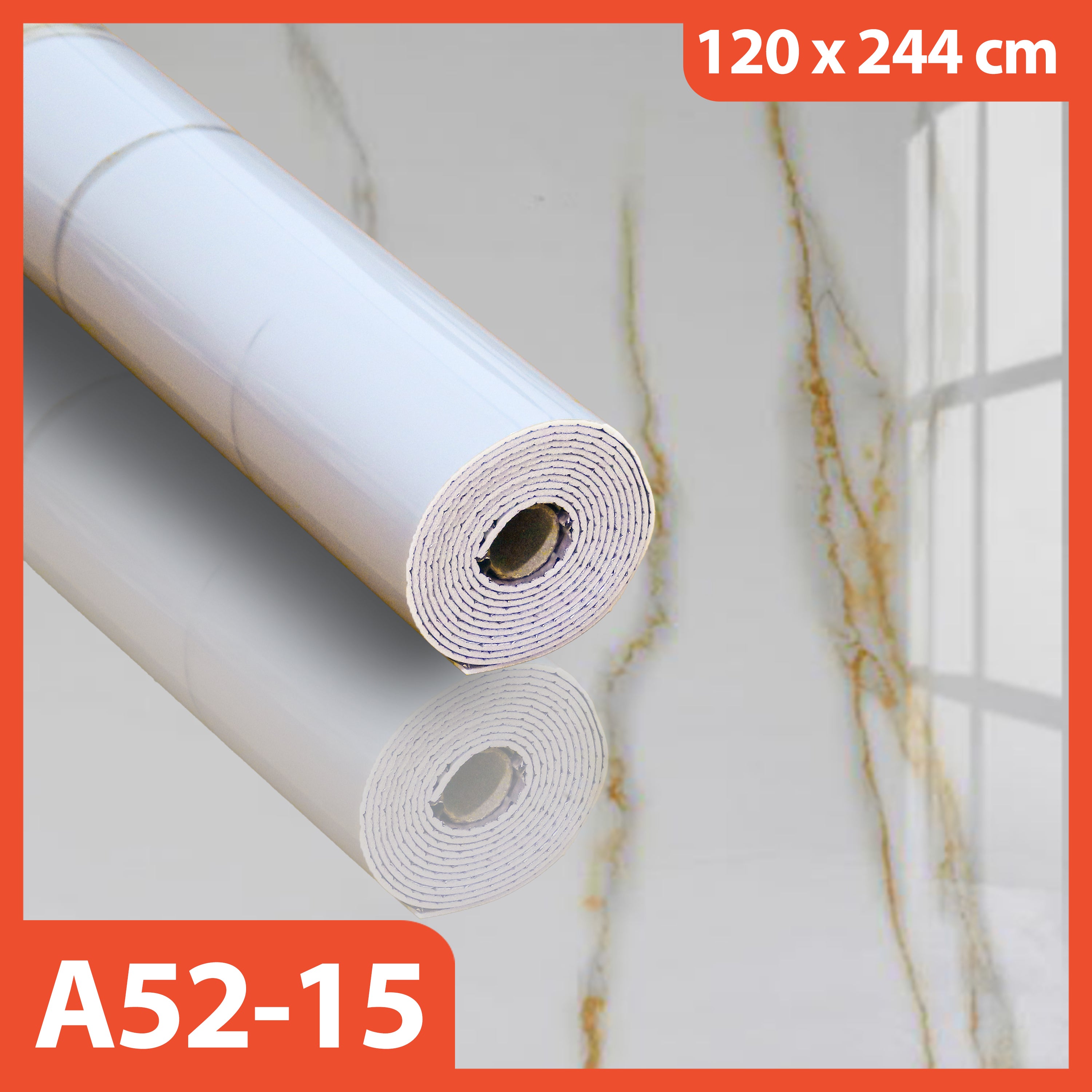 Wallpaper dinding Vinyl Marble 1.2 x 2.45 Meter tebal 2.5 MM Wallpaper Foam Marble Tebal Roll Vinyl Marbel Granit Stiker A52