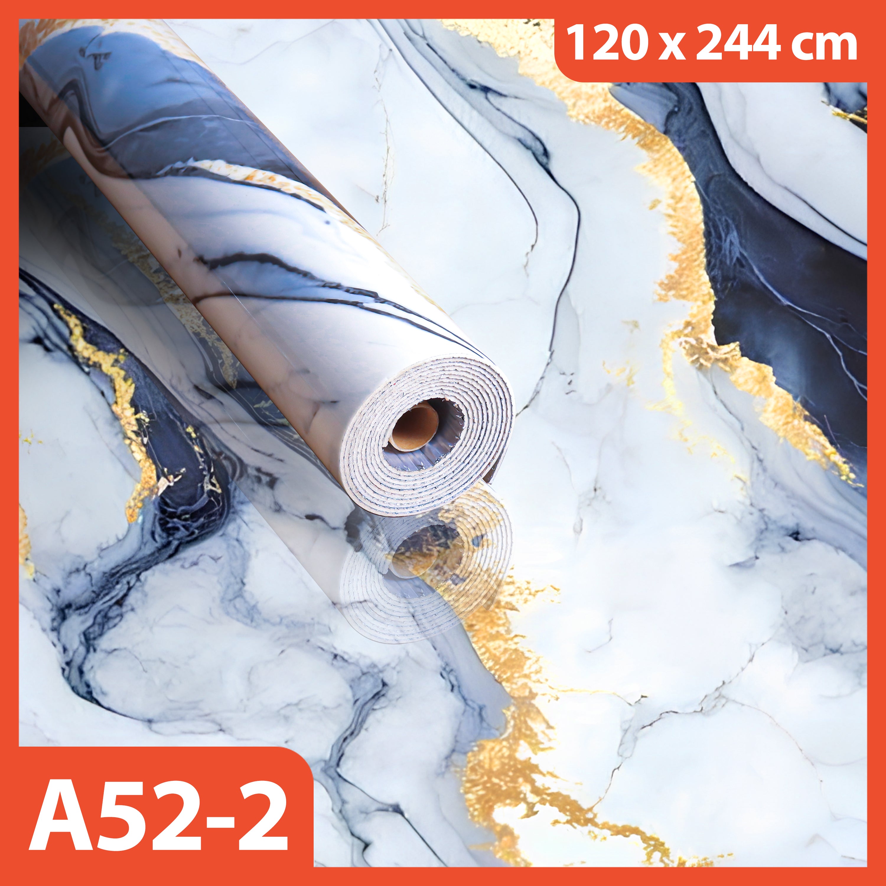 Marble Vinyl Wall Paper 1.2 x 2.45 Meters Thickness 2.5 MM Marble Foam Wallpaper Thick Roll Vinyl Marbel Granite Sticker A52