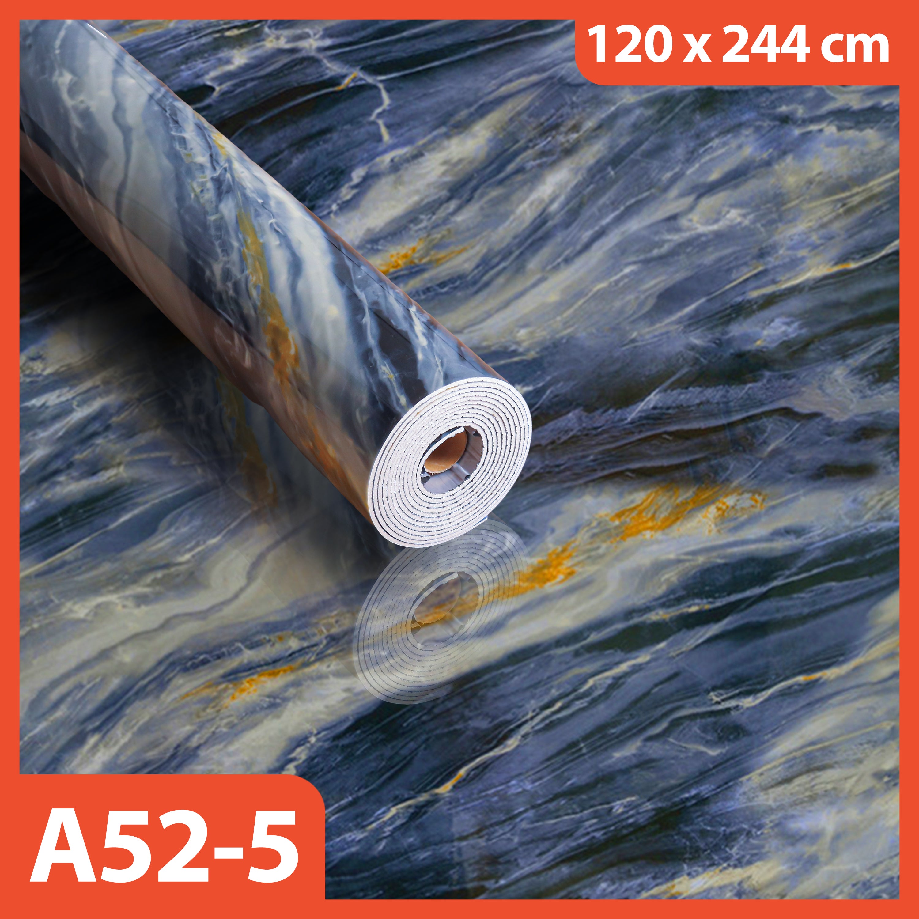 Marble Vinyl Wall Paper 1.2 x 2.45 Meters Thickness 2.5 MM Marble Foam Wallpaper Thick Roll Vinyl Marbel Granite Sticker A52