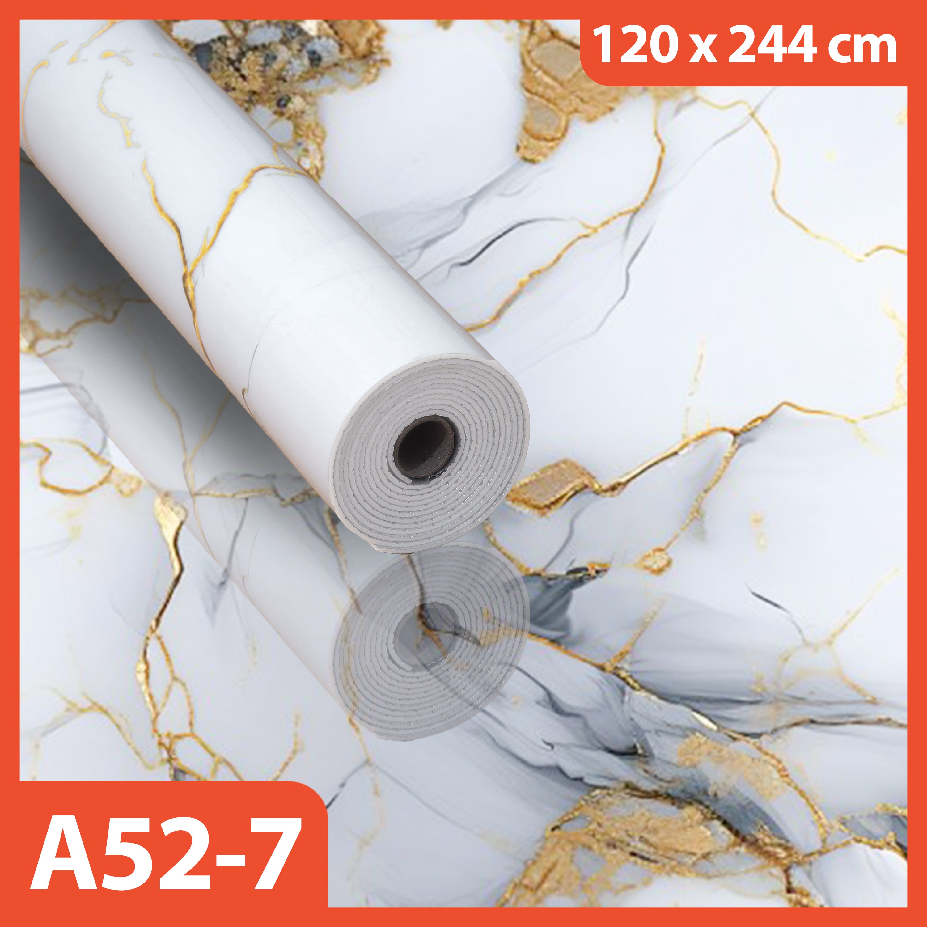 Wallpaper dinding Vinyl Marble 1.2 x 2.45 Meter tebal 2.5 MM Wallpaper Foam Marble Tebal Roll Vinyl Marbel Granit Stiker A52