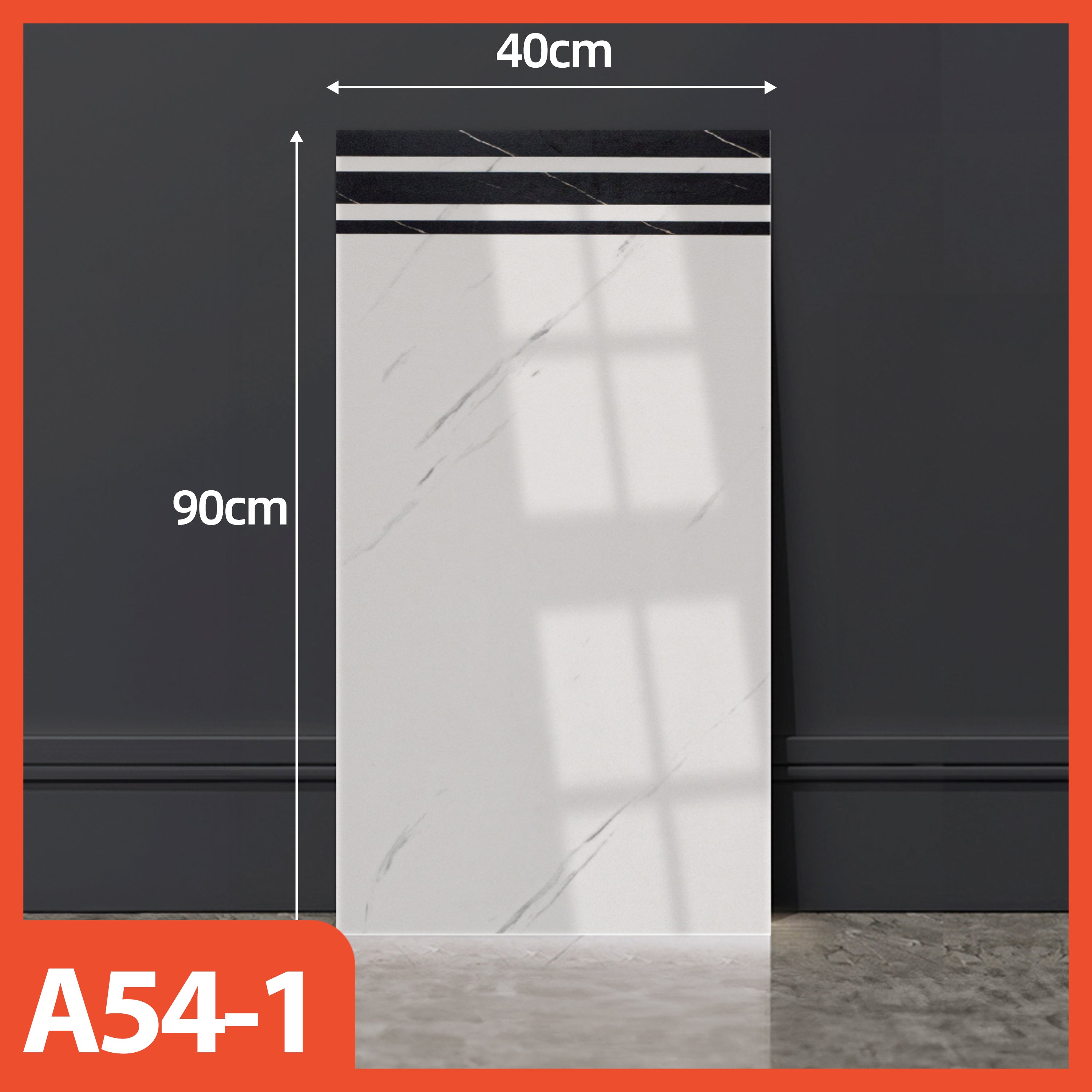 Marble Granite Wallpaper 90 x 40 cm Vinyl Wall Sticker 40 x 90 cm / Marble Ceramic Vinyl Wallpaper 0.2 cm Thick A54