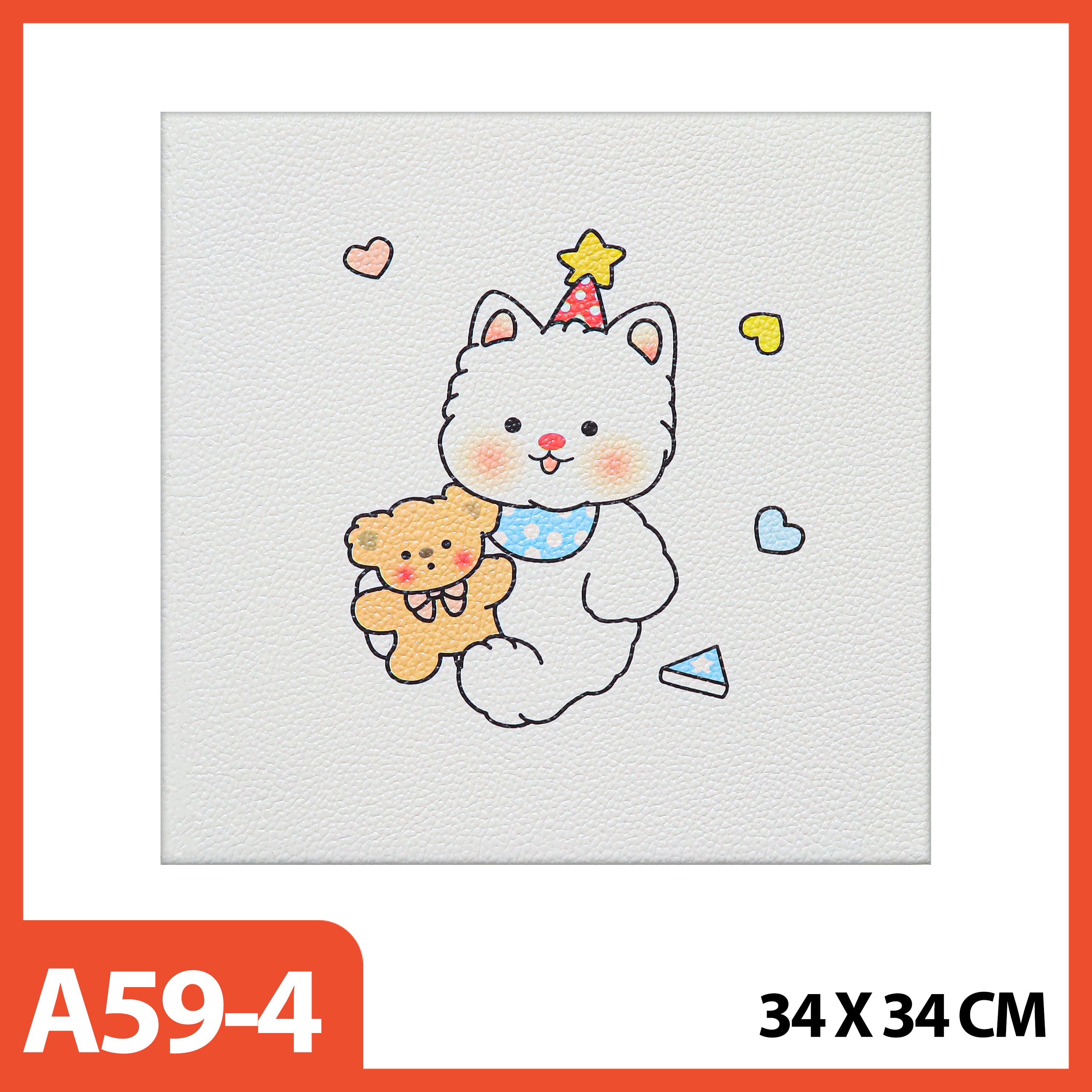 Hoptech - Wallpaper Foam Headboard Bed Wallfoam Empuk Kedap Suara Tahan Air | Karakter Anak