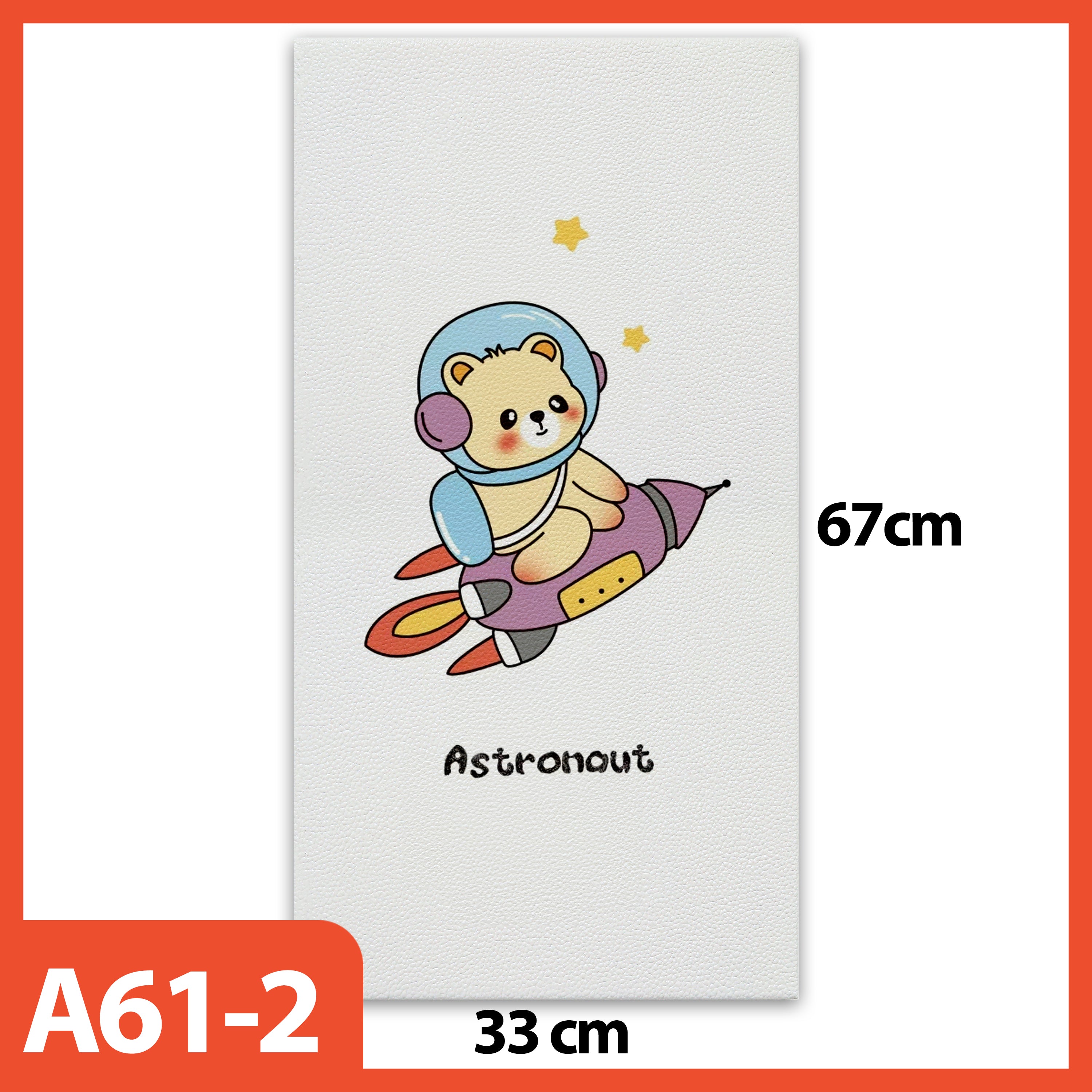 Hoptech - Wallpaper Foam Headboard Bed Wallfoam Empuk Kedap Suara Tahan Air | Karakter Anak