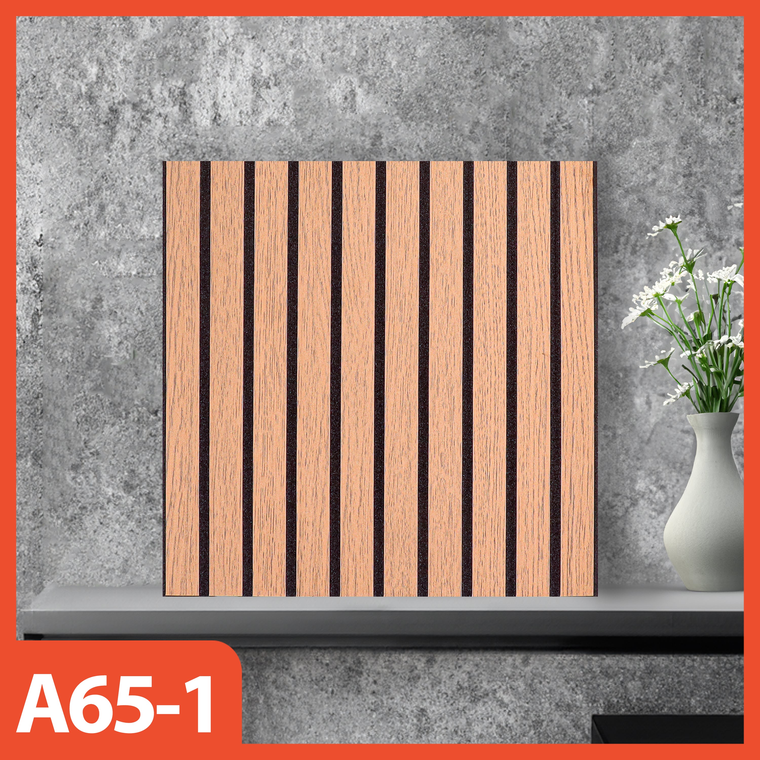 Hoptech - Wallpaper Dinding Peredam Suara Acoustic Panel Wall Sticker Dinding 3D Foam+pvc 30x30 & Tebal 0,5 Cm