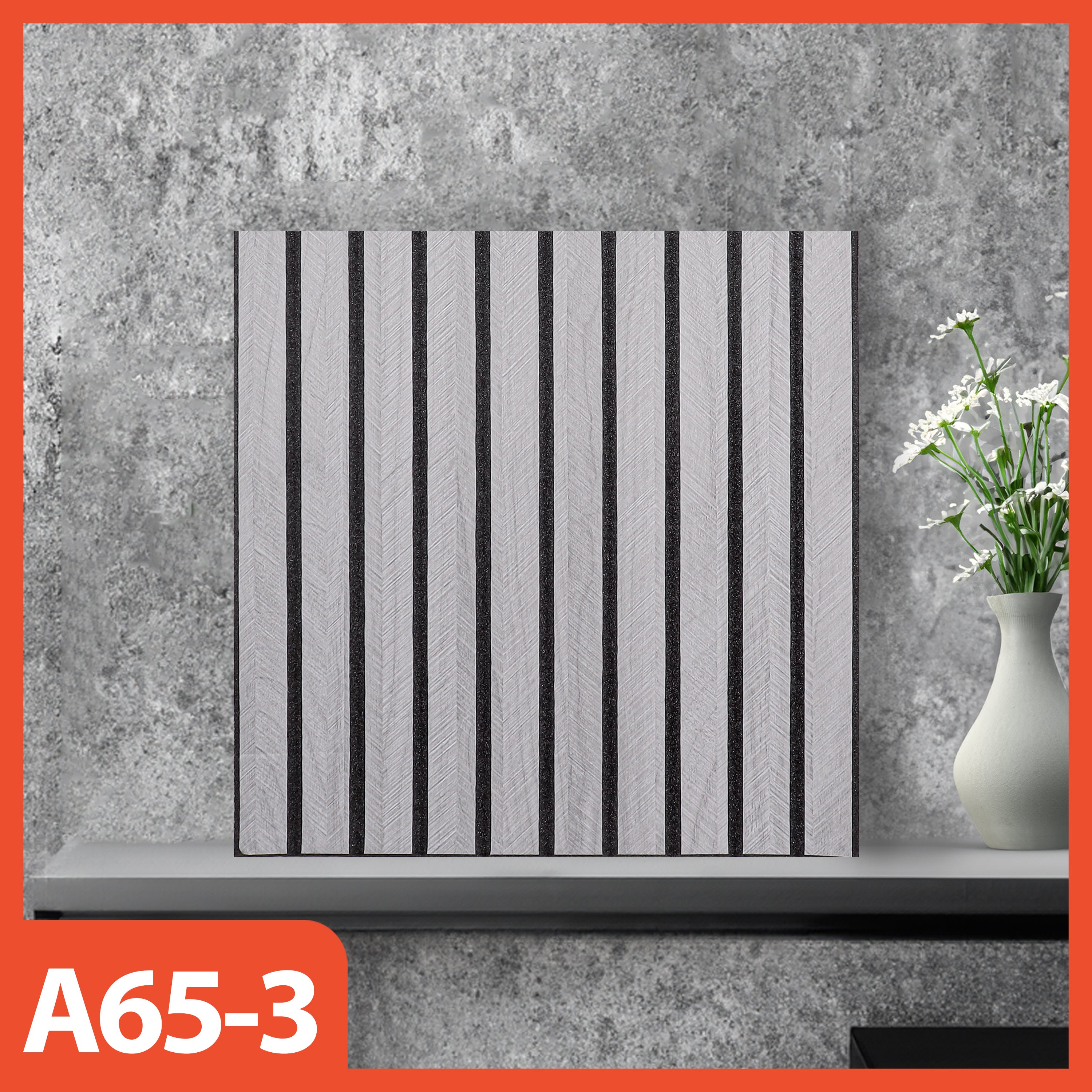 Hoptech - Wallpaper Dinding Peredam Suara Acoustic Panel Wall Sticker Dinding 3D Foam+pvc 30x30 & Tebal 0,5 Cm