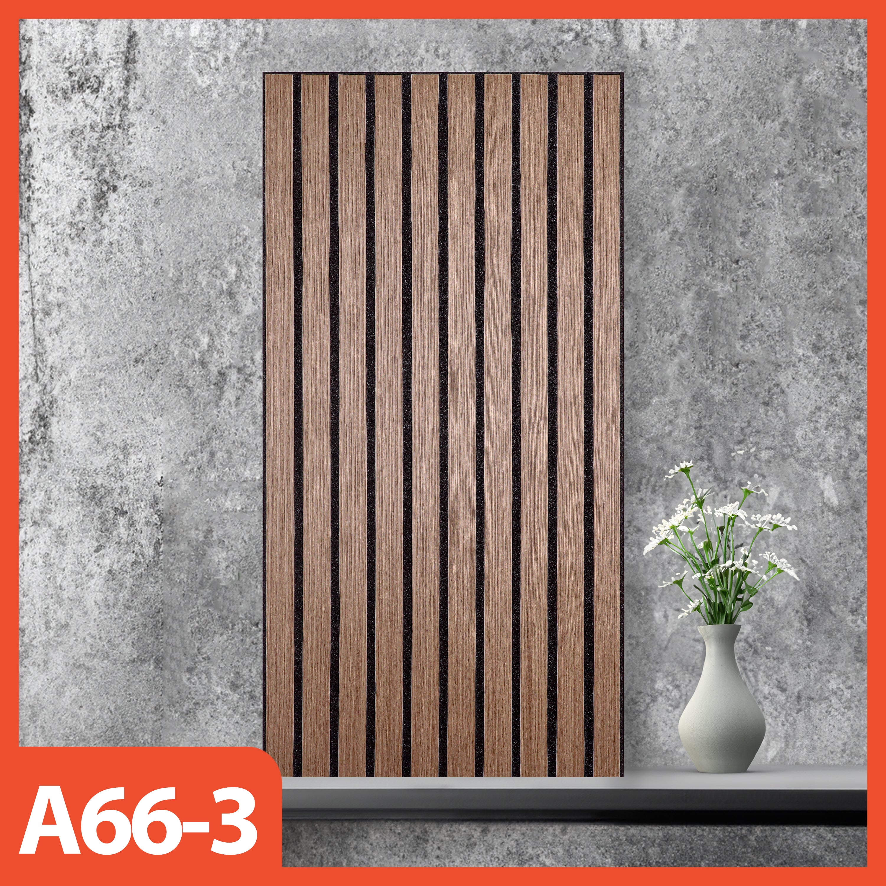 Hoptech - Wallpaper Dinding Peredam Suara Acoustic Panel Wall Sticker Dinding 3D Foam+pvc 30x30 & Tebal 0,5 Cm