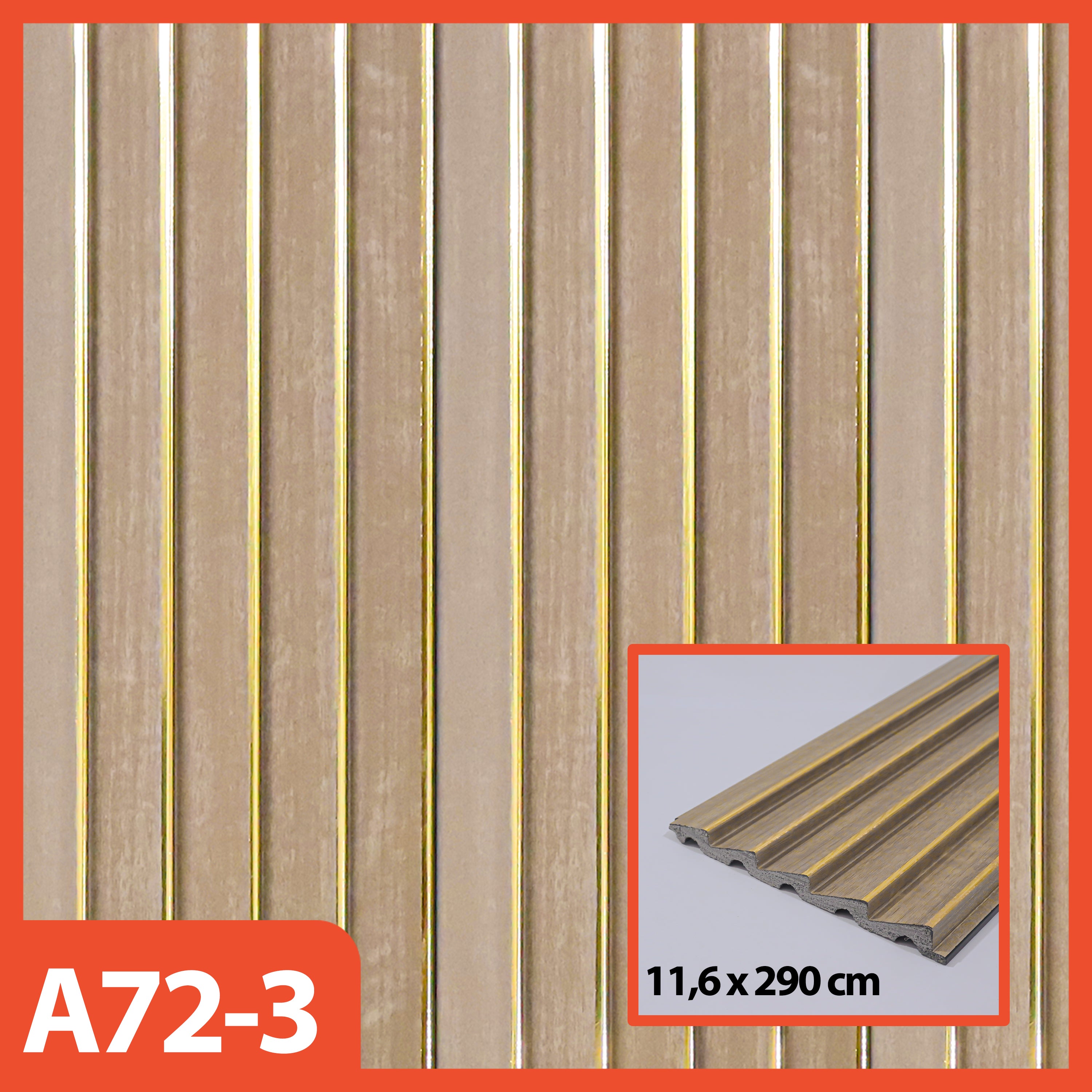 HOPTECH - Wallpanel WPC Premium – PS Foam Grille Panel