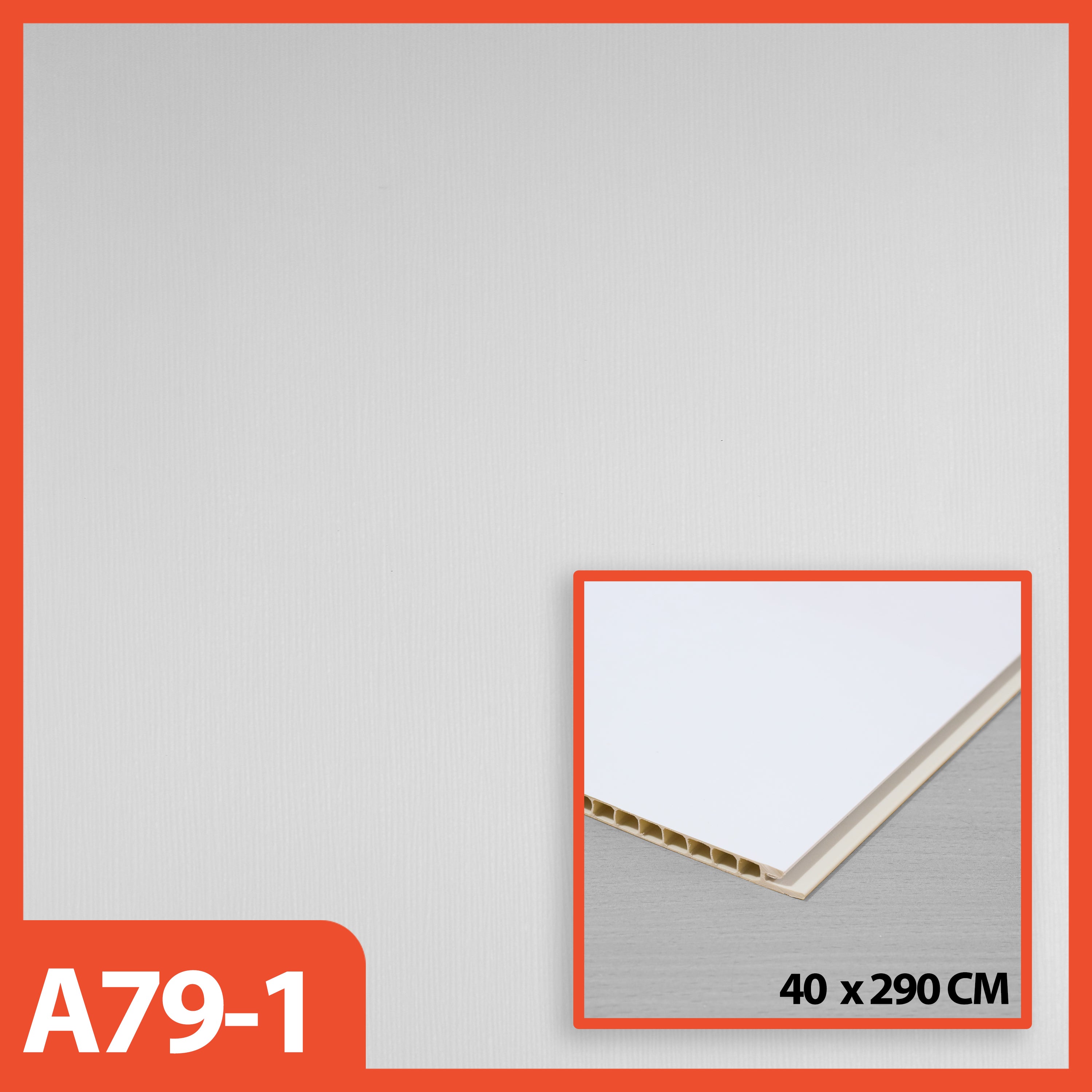 HOPTECH - PVC Wallboard 2.90 Meters Long, 40 Cm Wide, 8.5 Mm Thick, WPC Wall Panel Premium Wall Decoration