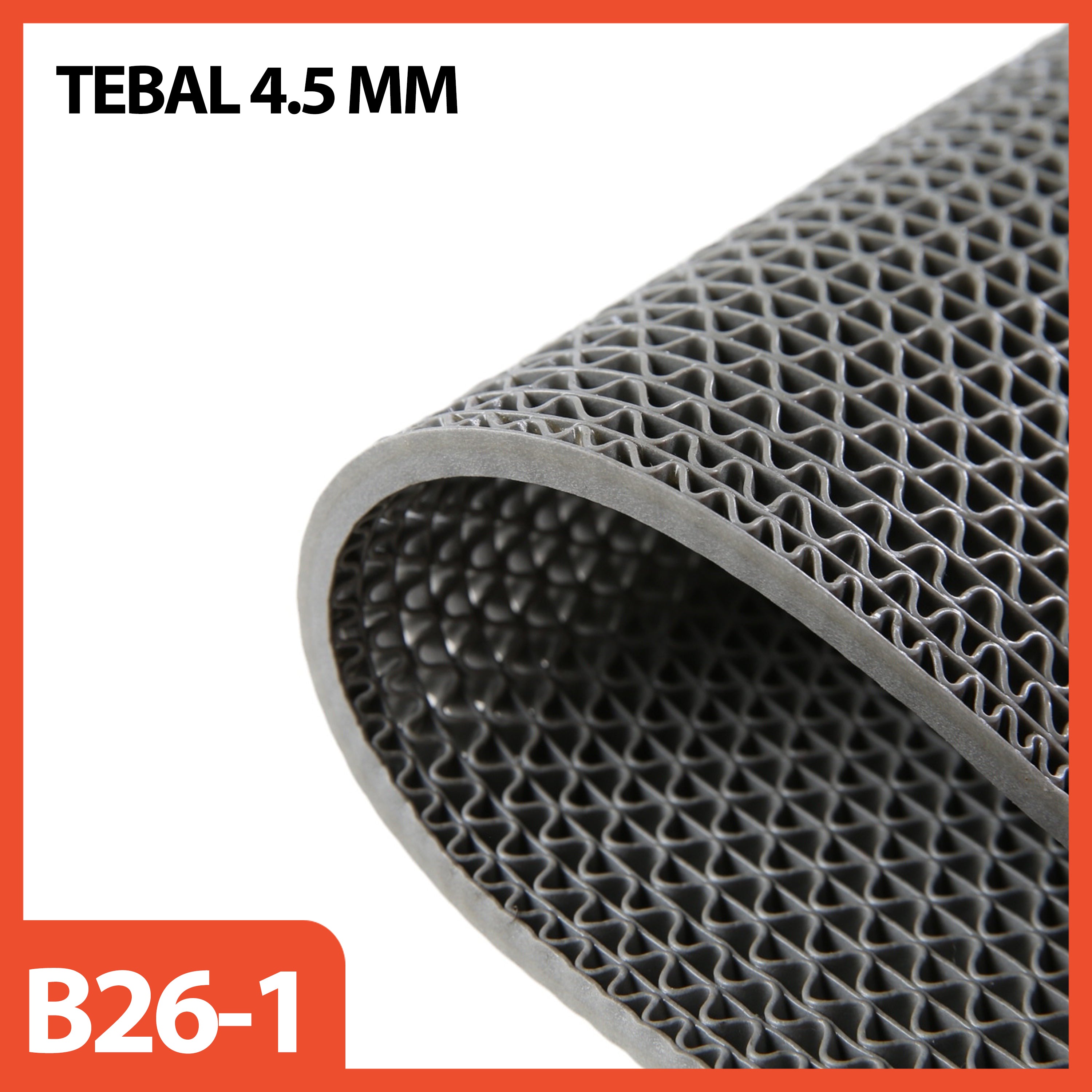 HOPTECH - Anti-Slip PVC Carpet Mat with Mesh 120*50 CM