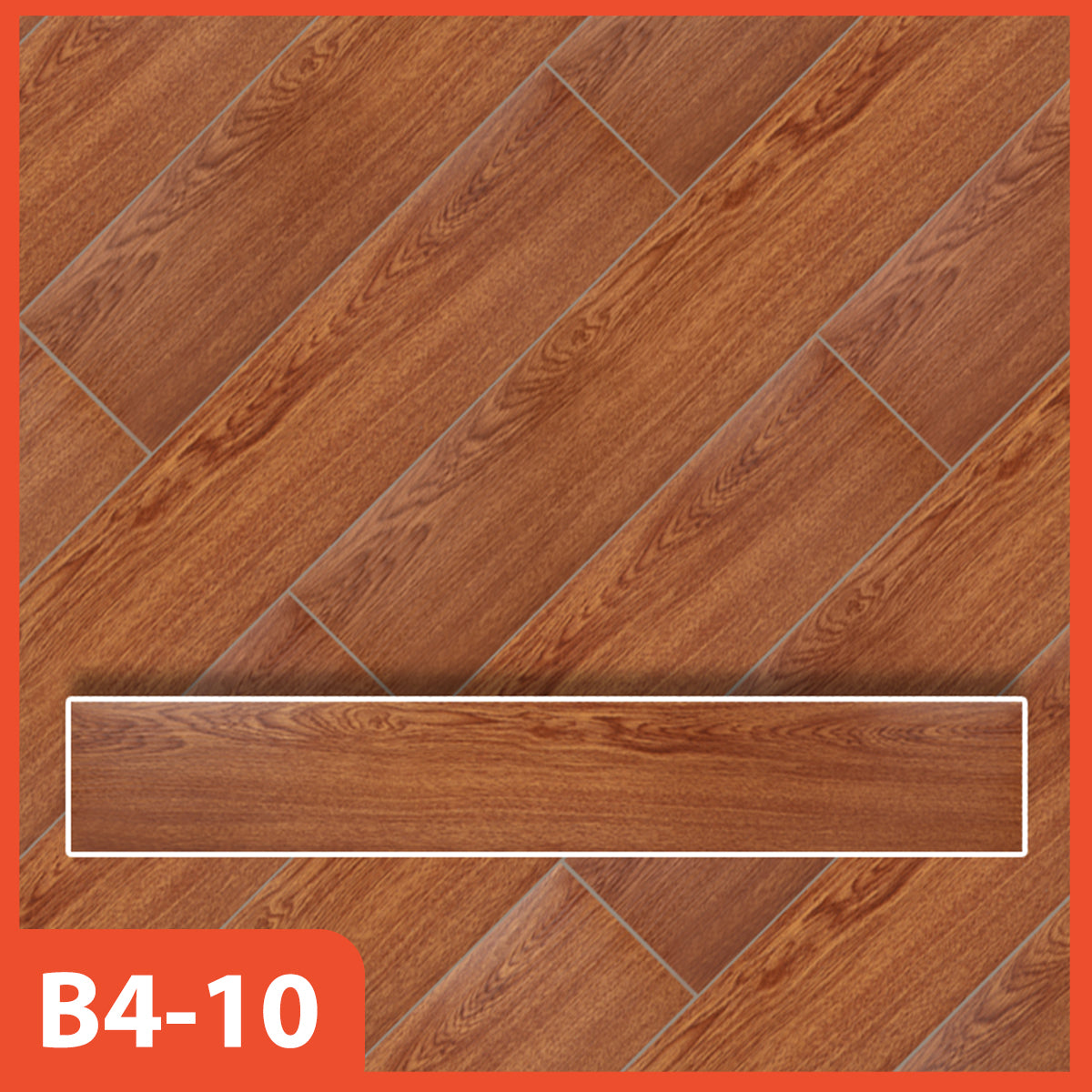 Hoptech - Wallpaper Vinyl Lantai ukuran 91.5 x 15.2 CM PERLEMBAR Self Adhesive TEBAL 1.2MM Lem