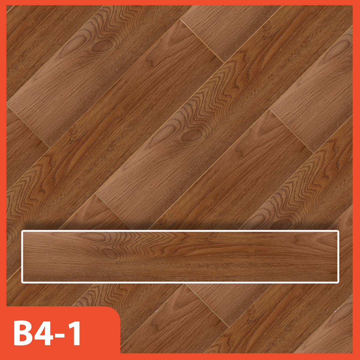 Hoptech - Wallpaper Vinyl Lantai ukuran 91.5 x 15.2 CM PERLEMBAR Self Adhesive TEBAL 1.2MM Lem