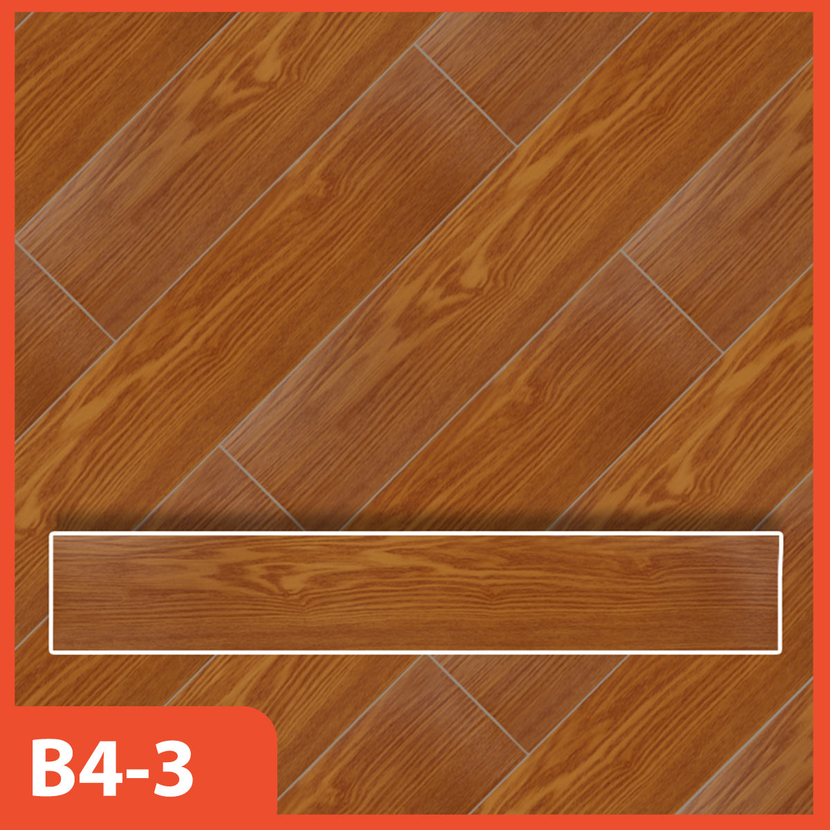 Hoptech - Wallpaper Vinyl Lantai ukuran 91.5 x 15.2 CM PERLEMBAR Self Adhesive TEBAL 1.2MM Lem