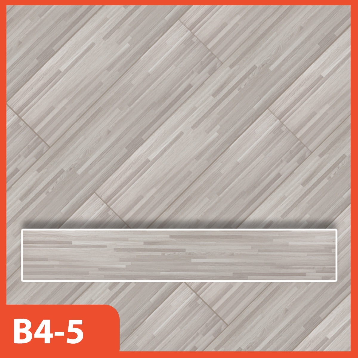 Hoptech - Wallpaper Vinyl Lantai ukuran 91.5 x 15.2 CM PERLEMBAR Self Adhesive TEBAL 1.2MM Lem