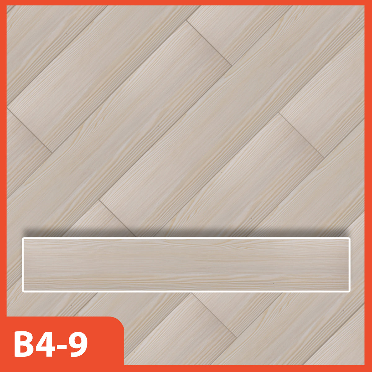Hoptech - Wallpaper Vinyl Lantai ukuran 91.5 x 15.2 CM PERLEMBAR Self Adhesive TEBAL 1.2MM Lem