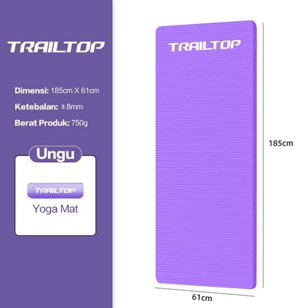 Hoptech - Premium Thick Anti-Slip NBR Yoga Mats & Pilates Mats | Gym Mats