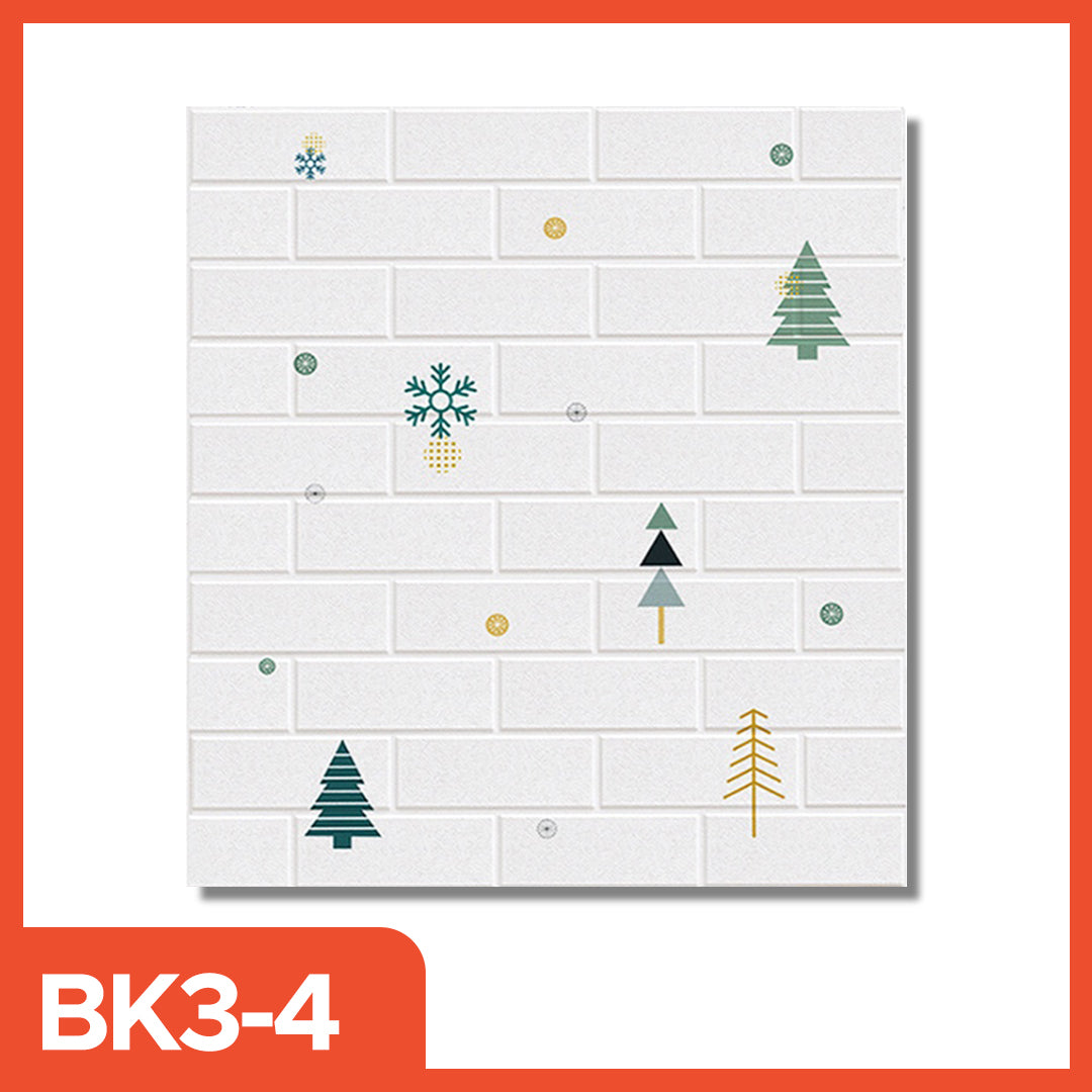 Wallpaper 3D Foam motif Anak 70x77 CM 3D Timbul Dekorasi Dinding Self Adhevice kertas stiker