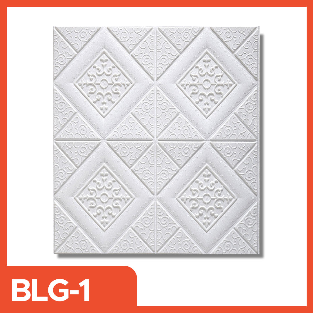 Wall Sticker 3D Foam Motif Batik A04