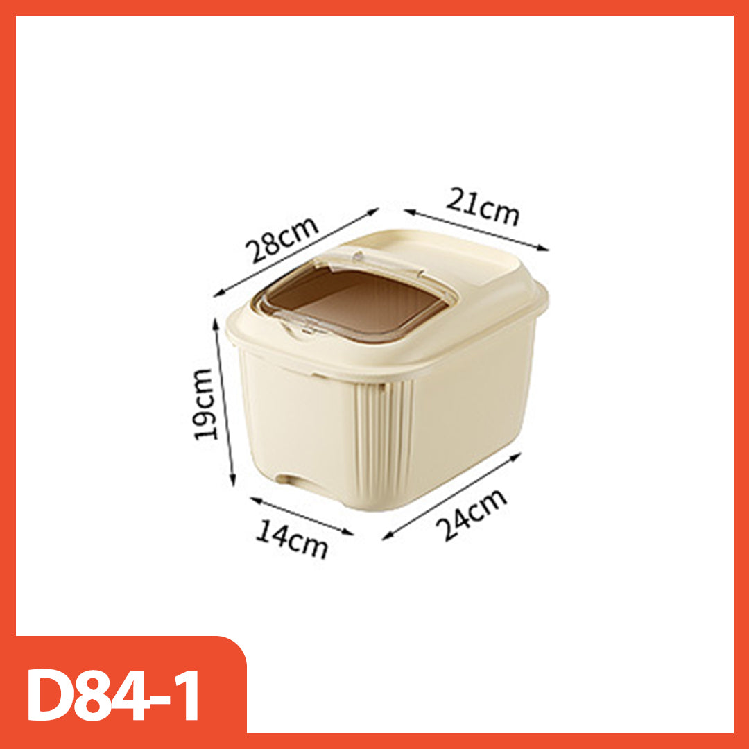 Hoptech - Rice Box 5kg-10 kg Tempat Beras Kacang Storage Organizer Kotak Penyimpanan Makanan Besar