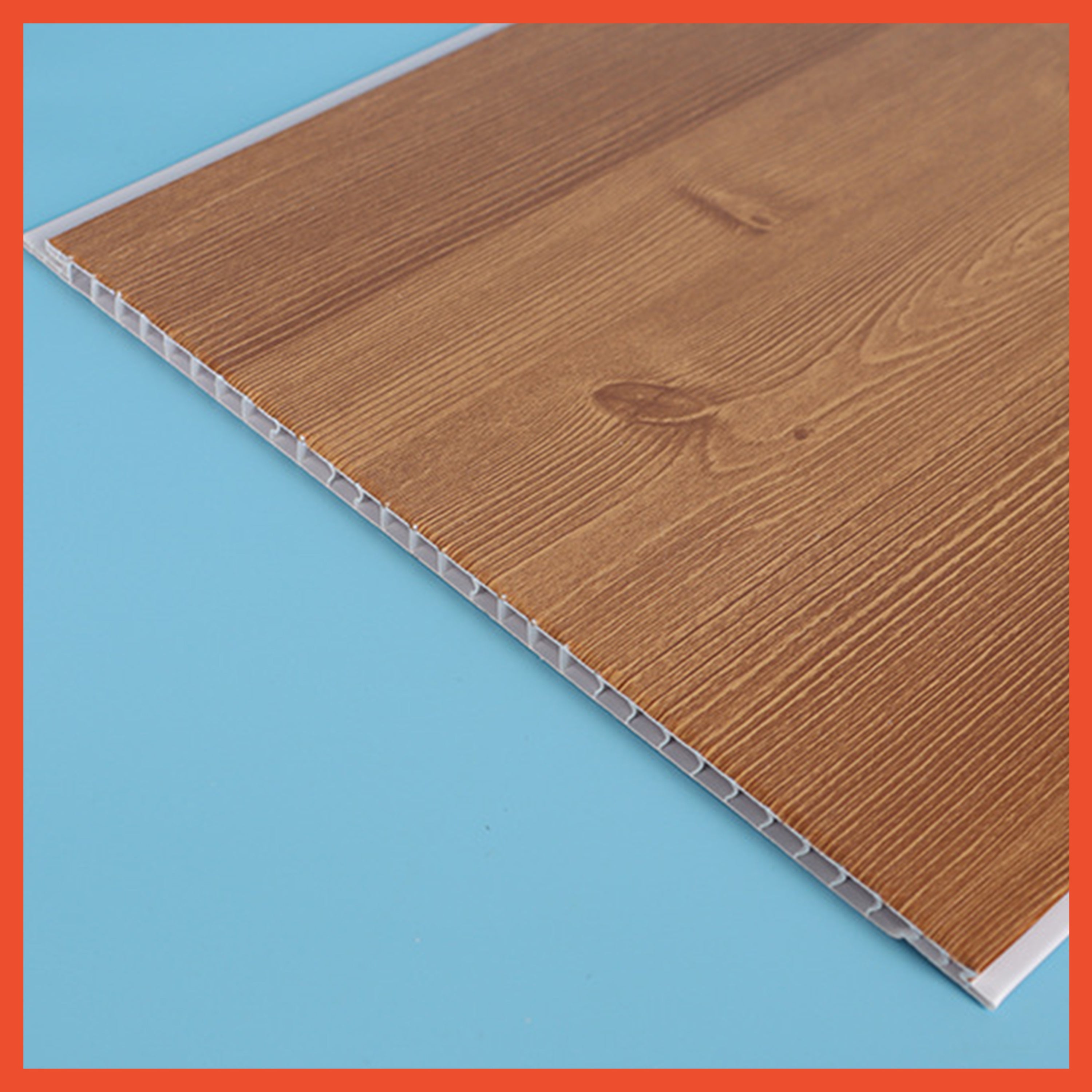 HOPTECH - PVC Wallboard 2.90 Meters Long, 40 Cm Wide, 8.5 Mm Thick, WPC Wall Panel Premium Wall Decoration