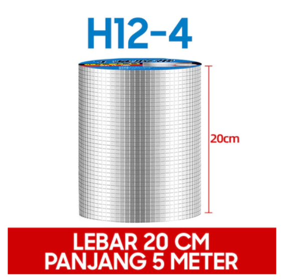 Lakban Aluminium Foil H12 Anti Bocor