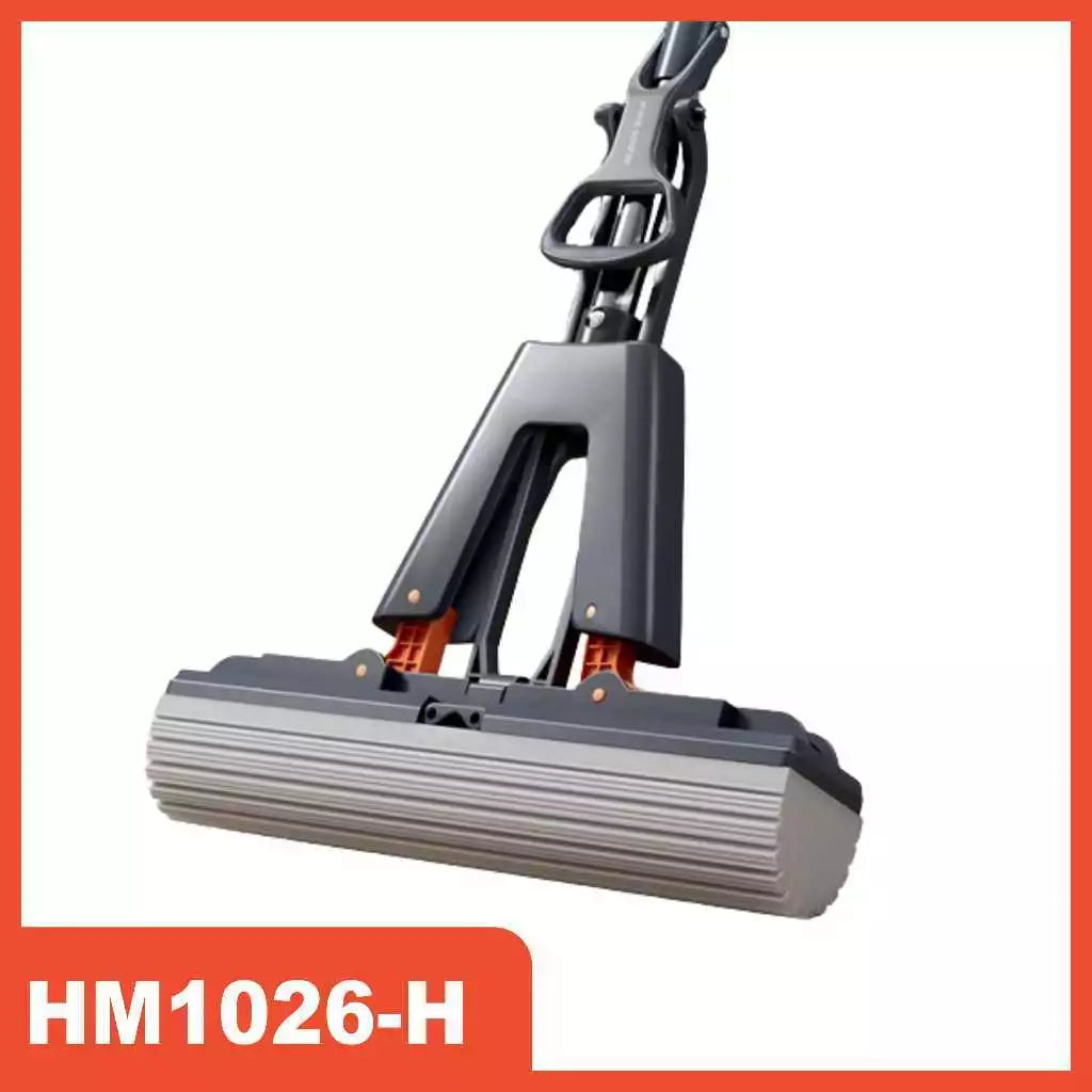 Hoptech - Pel Lantai Spons Lipat Otomatis | Sponge Mop Jumbo 29cm Menyerap Air Maksimal & Praktis