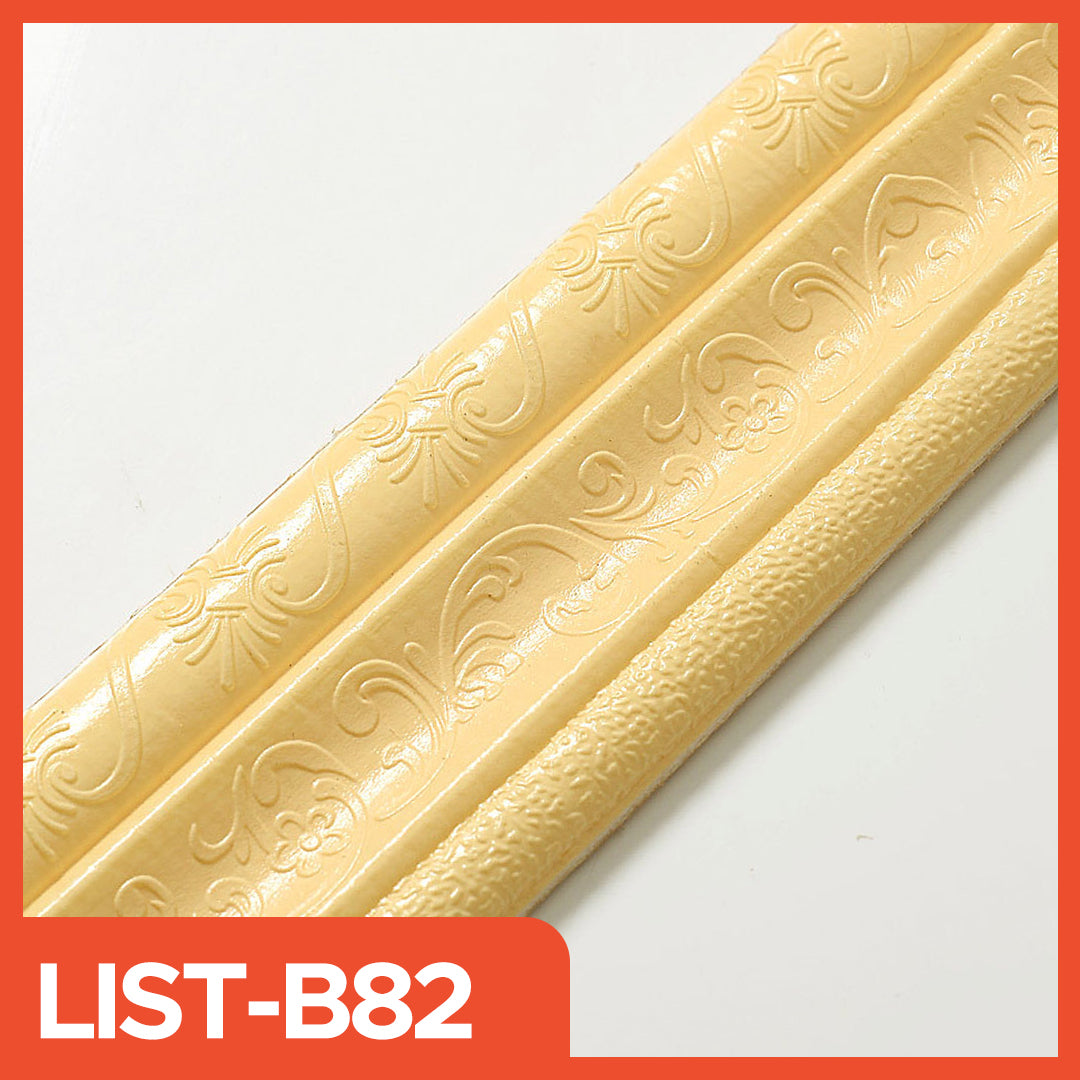 3D Wall List 2.3 Meters Long, 8 CM Wide and 5CM Wallpaper Roll for Border