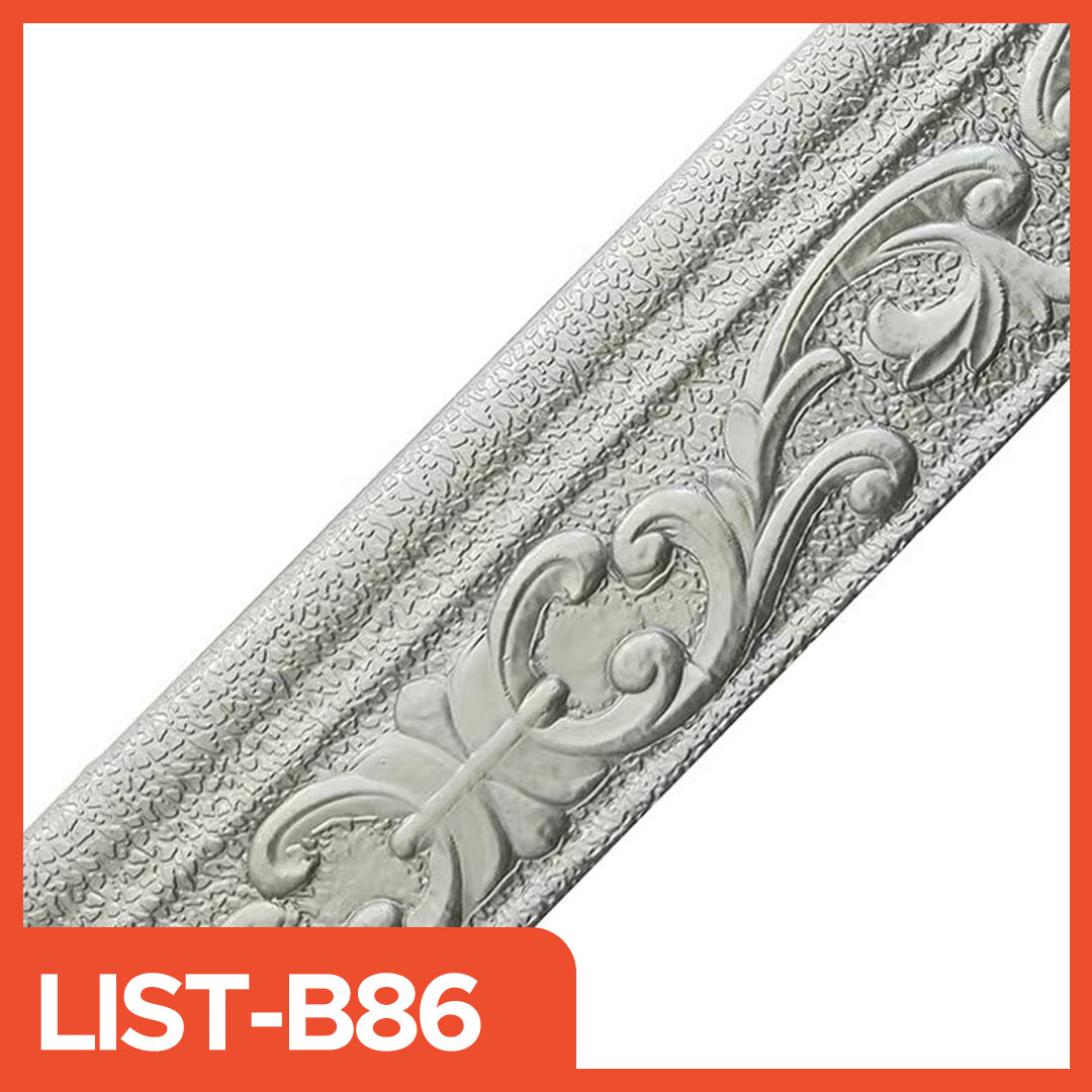 3D Wall List 2.3 Meters Long, 8 CM Wide and 5CM Wallpaper Roll for Border