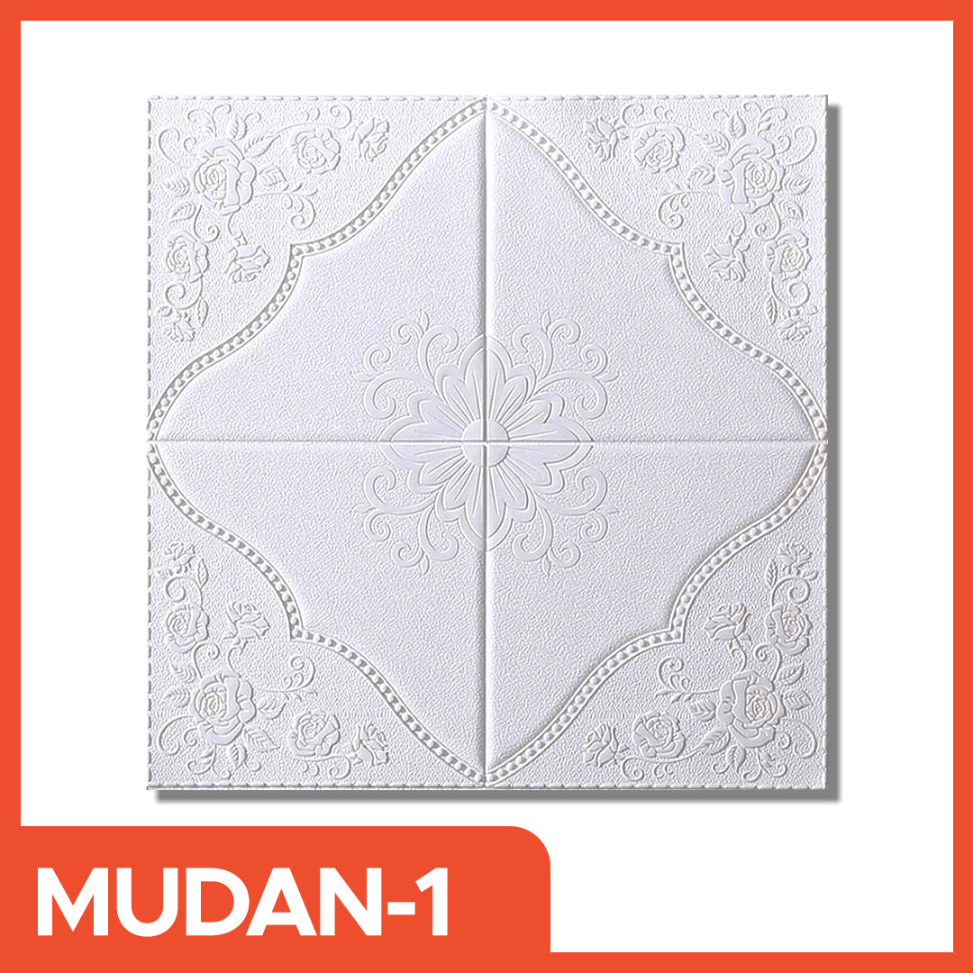 Hoptech - Wallpaper Dinding 3D Foam Motif Bata 70x77cm | Dekorasi Kamar Estetik & Murah