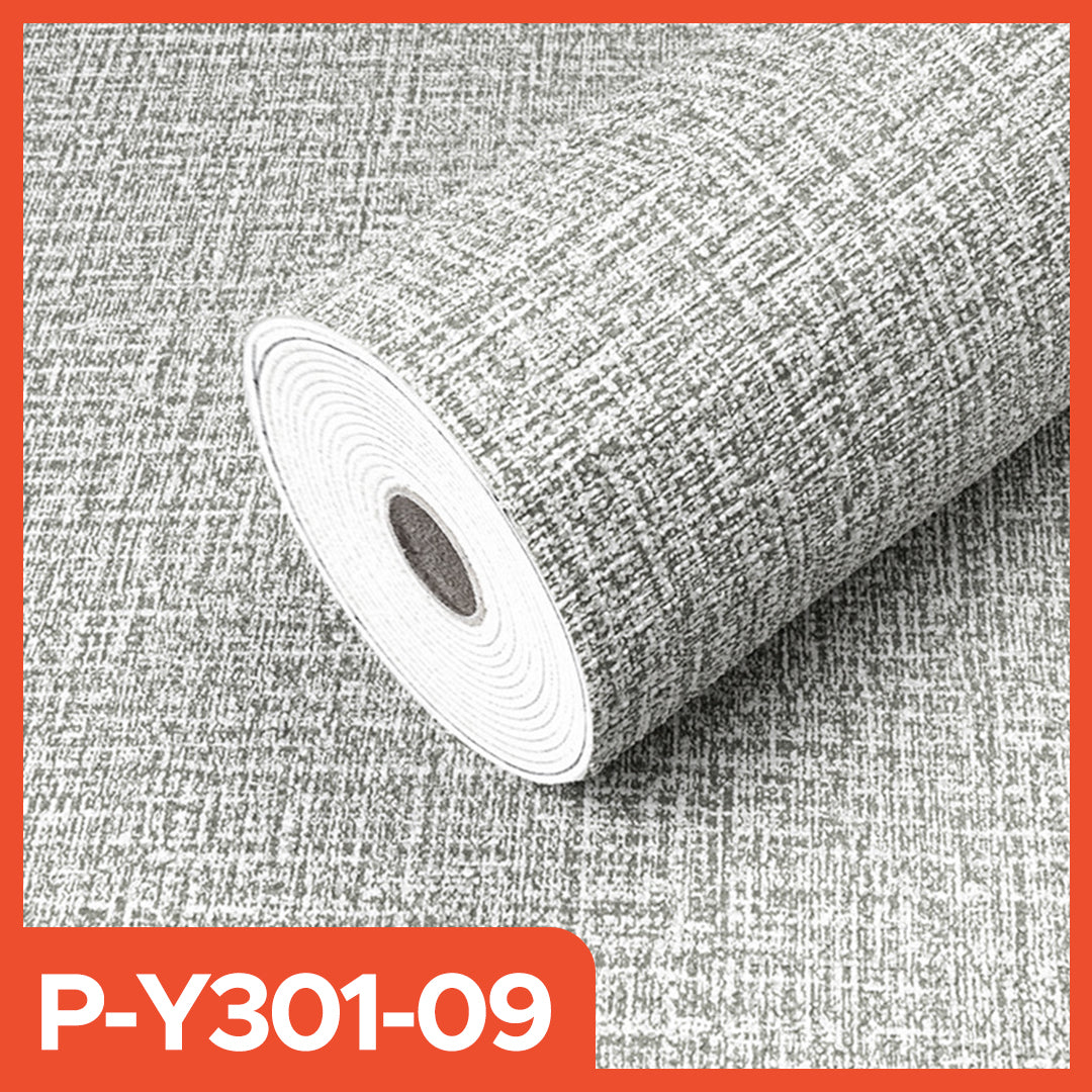 Linen Wallpaper Roll size 280 x 50 CM Decorative Aluminum Wall Sticker