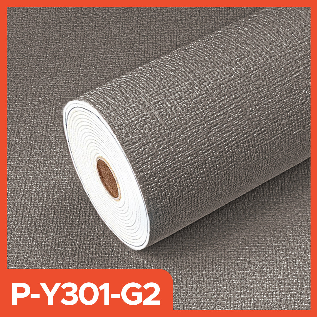 Linen Wallpaper Roll size 280 x 50 CM Decorative Aluminum Wall Sticker