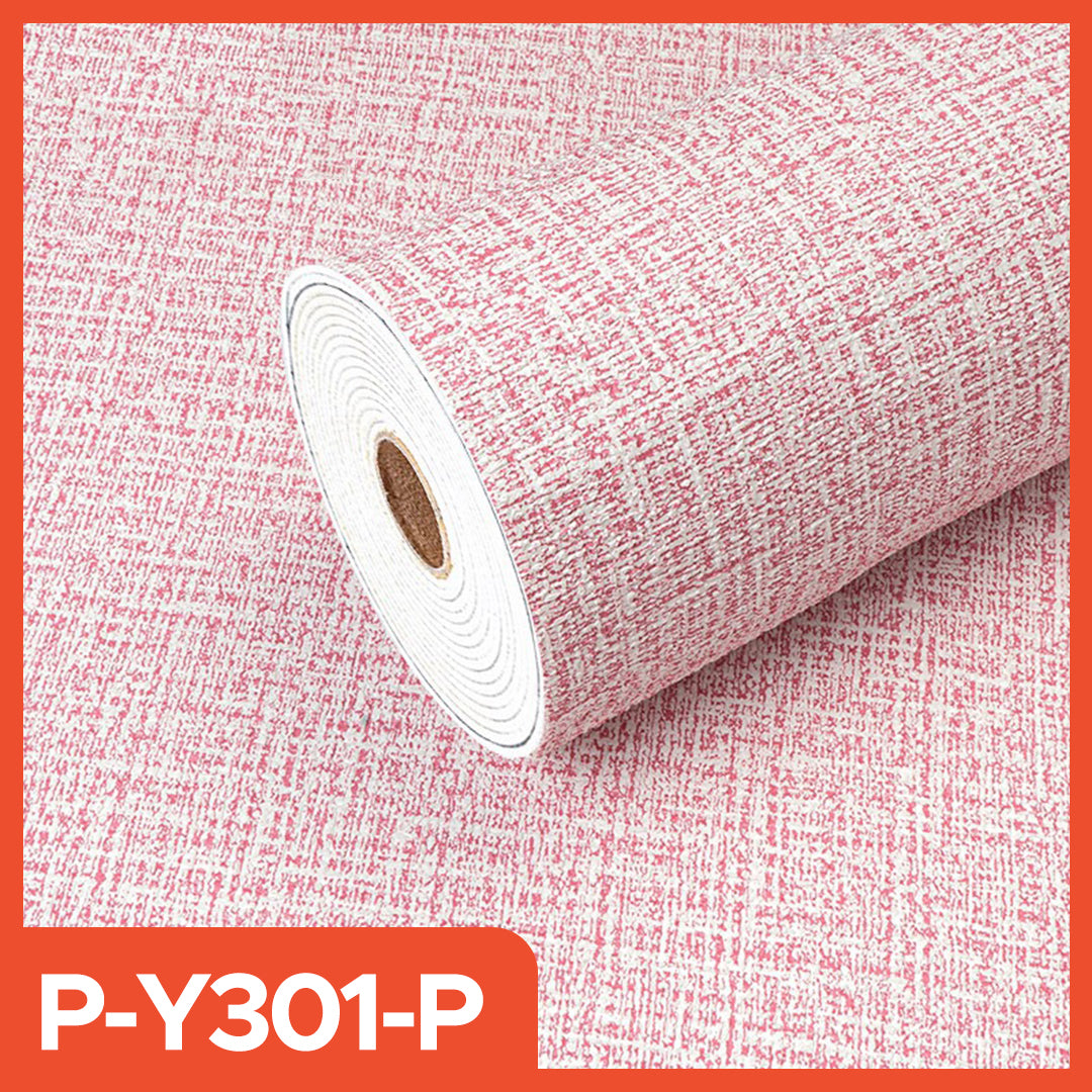 Linen Wallpaper Roll size 280 x 50 CM Decorative Aluminum Wall Sticker