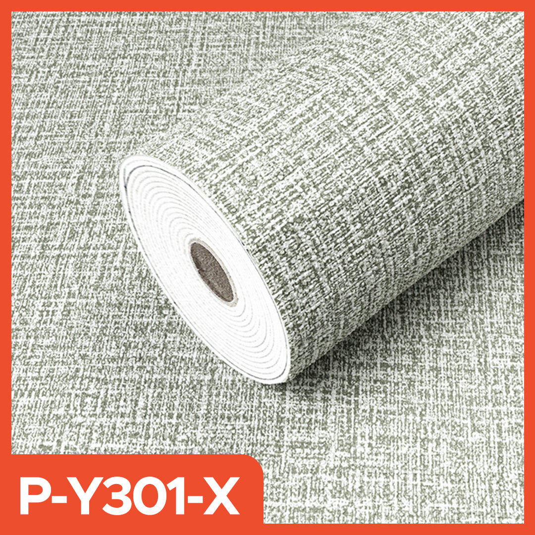 Linen Wallpaper Roll size 280 x 50 CM Decorative Aluminum Wall Sticker